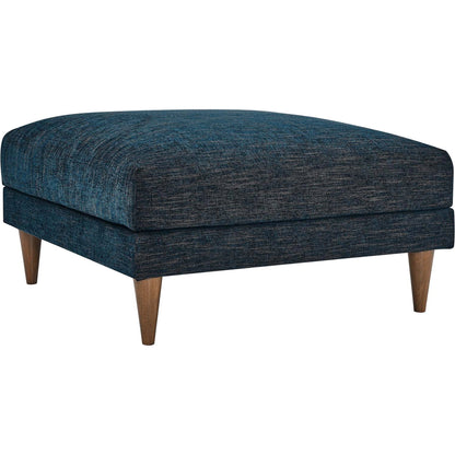 Okanogan Down Filled Overstuffed Ottoman by Evans & Londeen in ivory fabric. Made from unique in a modern style.