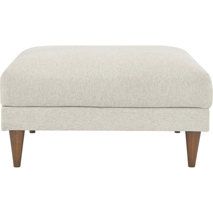 Okanogan Down Filled Overstuffed Ottoman by Evans & Londeen in ivory fabric. Made from unique in a modern style.