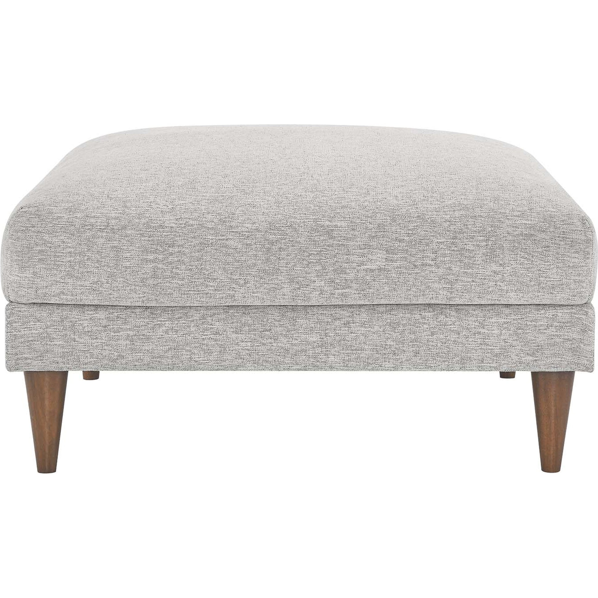 Okanogan Down Filled Overstuffed Ottoman by Evans & Londeen in ivory fabric. Made from unique in a modern style.