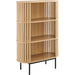 Winchester Three Tier Display Cabinet by Evans & Londeen. Made from mdf, particleboard, metal legs in a modern style.