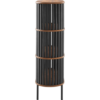 Winchester Three Tier Display Cabinet by Evans & Londeen. Made from mdf, particleboard, metal legs in a modern style.