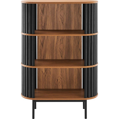 Winchester Three Tier Display Cabinet by Evans & Londeen. Made from mdf, particleboard, metal legs in a modern style.