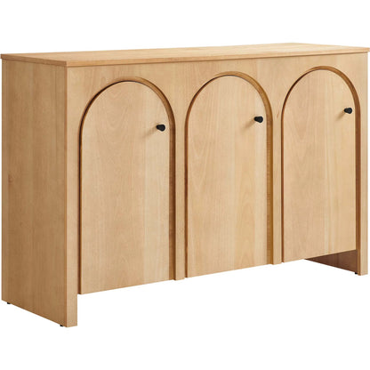Osceola 3-Door Arched Door Sideboard Storage Cabinet by Evans & Londeen. Made from unique in a transitional style.