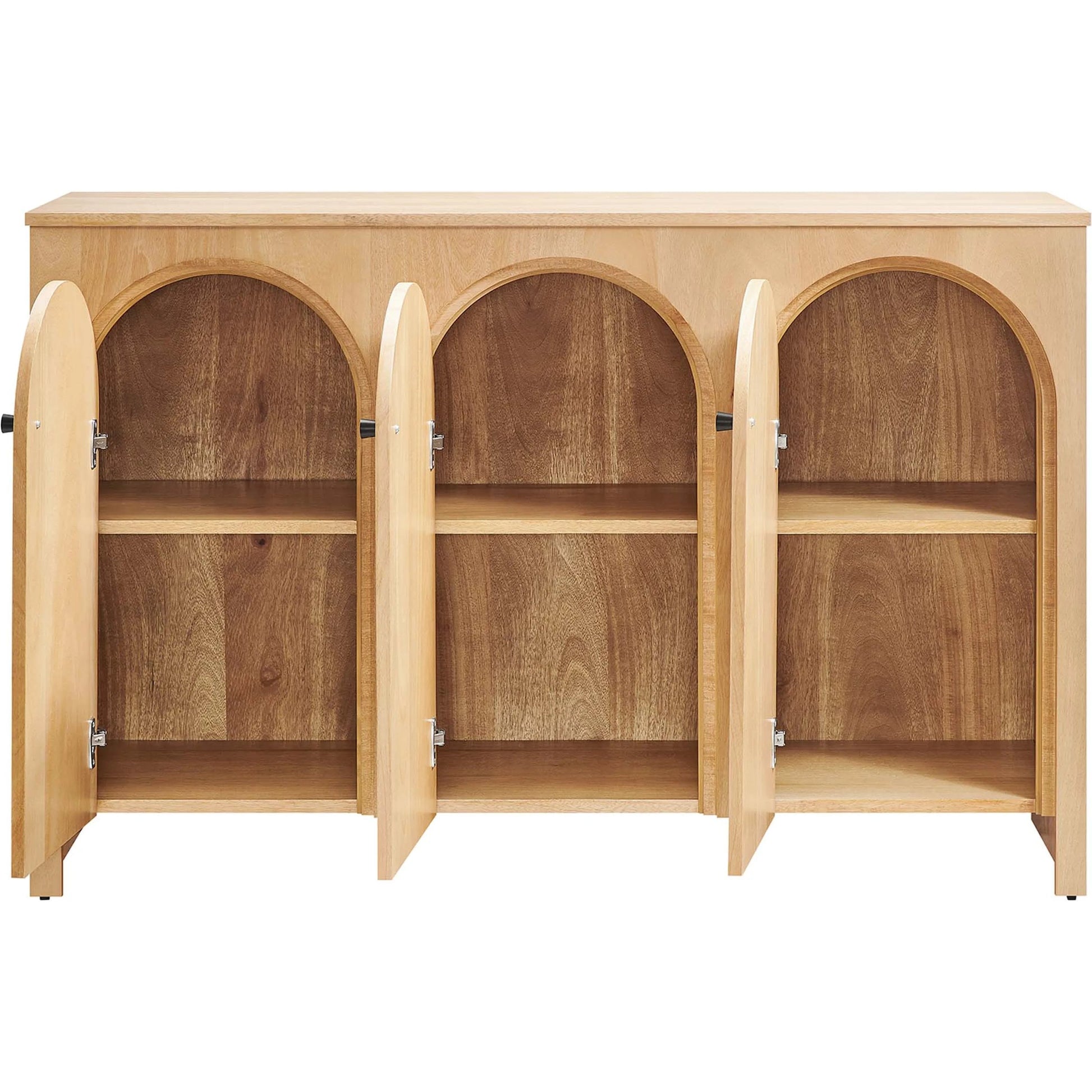 Osceola 3-Door Arched Door Sideboard Storage Cabinet by Evans & Londeen. Made from unique in a transitional style.