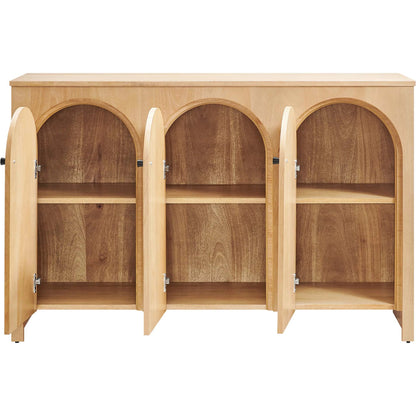 Osceola 3-Door Arched Door Sideboard Storage Cabinet by Evans & Londeen. Made from unique in a transitional style.