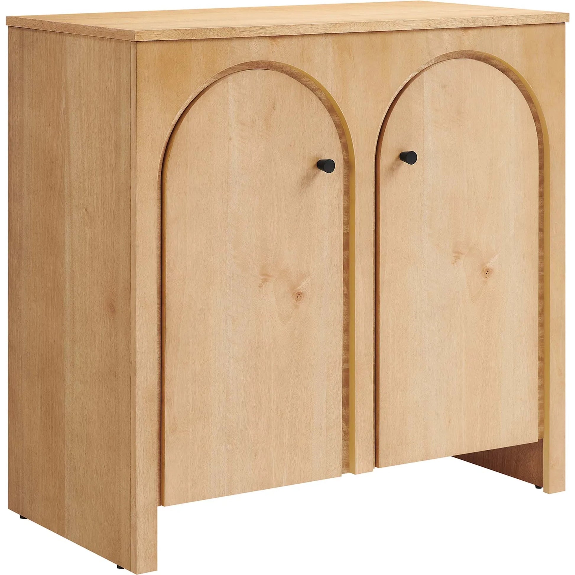 Osceola 2-Door Arched Door Storage Cabinet by Evans & Londeen in walnut. Made from unique in a transitional style.