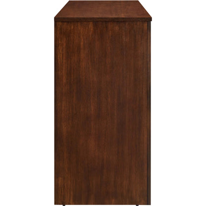 Osceola Wood Grain 4-Door Sideboard Storage Cabinet by Evans & Londeen. Made from wood in a transitional style.