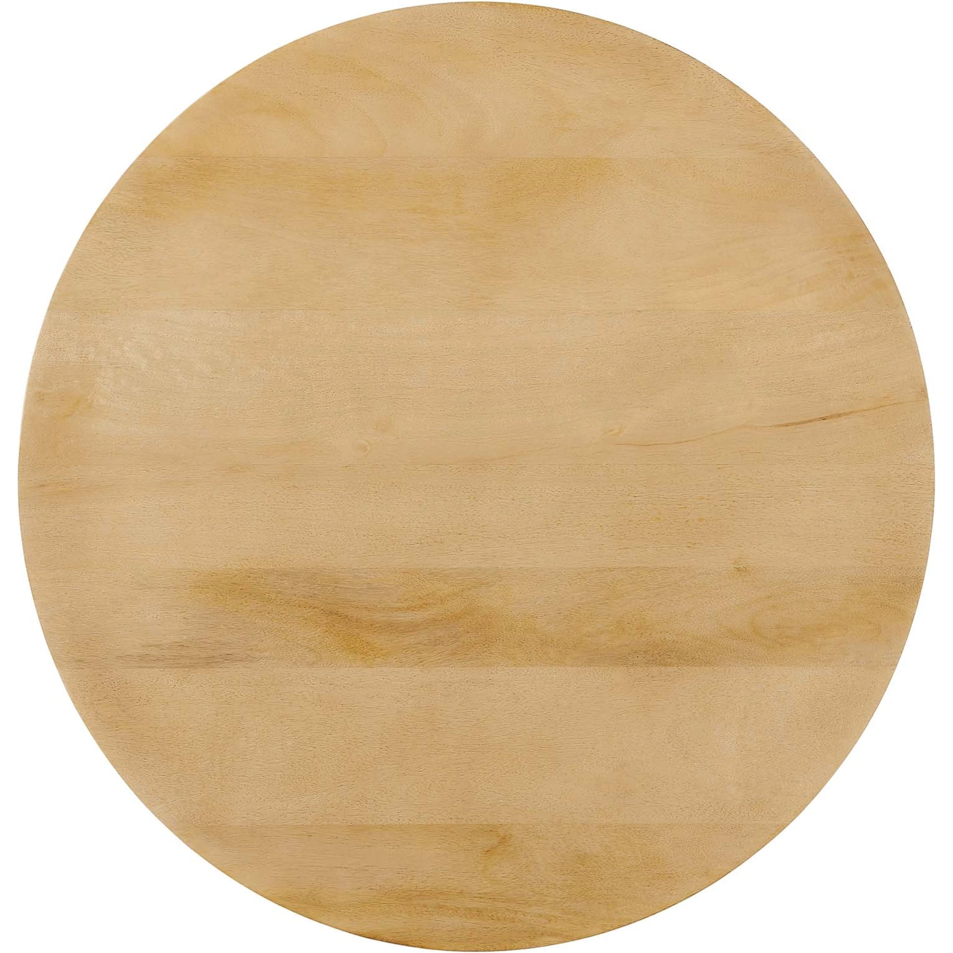 Allodium Round Wood Side Table by Evans & Londeen in walnut. Made from wood in a modern style.
