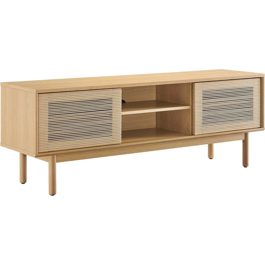 Duplin 59" TV Stand by Evans & Londeen in oak tan. Made from unique in a modern style.