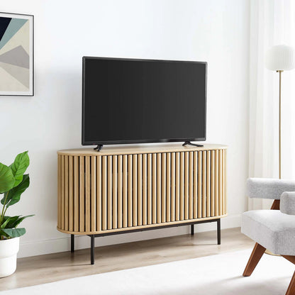Winchester 59” Oval Sideboard by Evans & Londeen. Made from unique in a modern style.