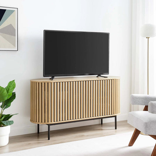 Winchester 59” Oval Sideboard by Evans & Londeen. Made from unique in a modern style.