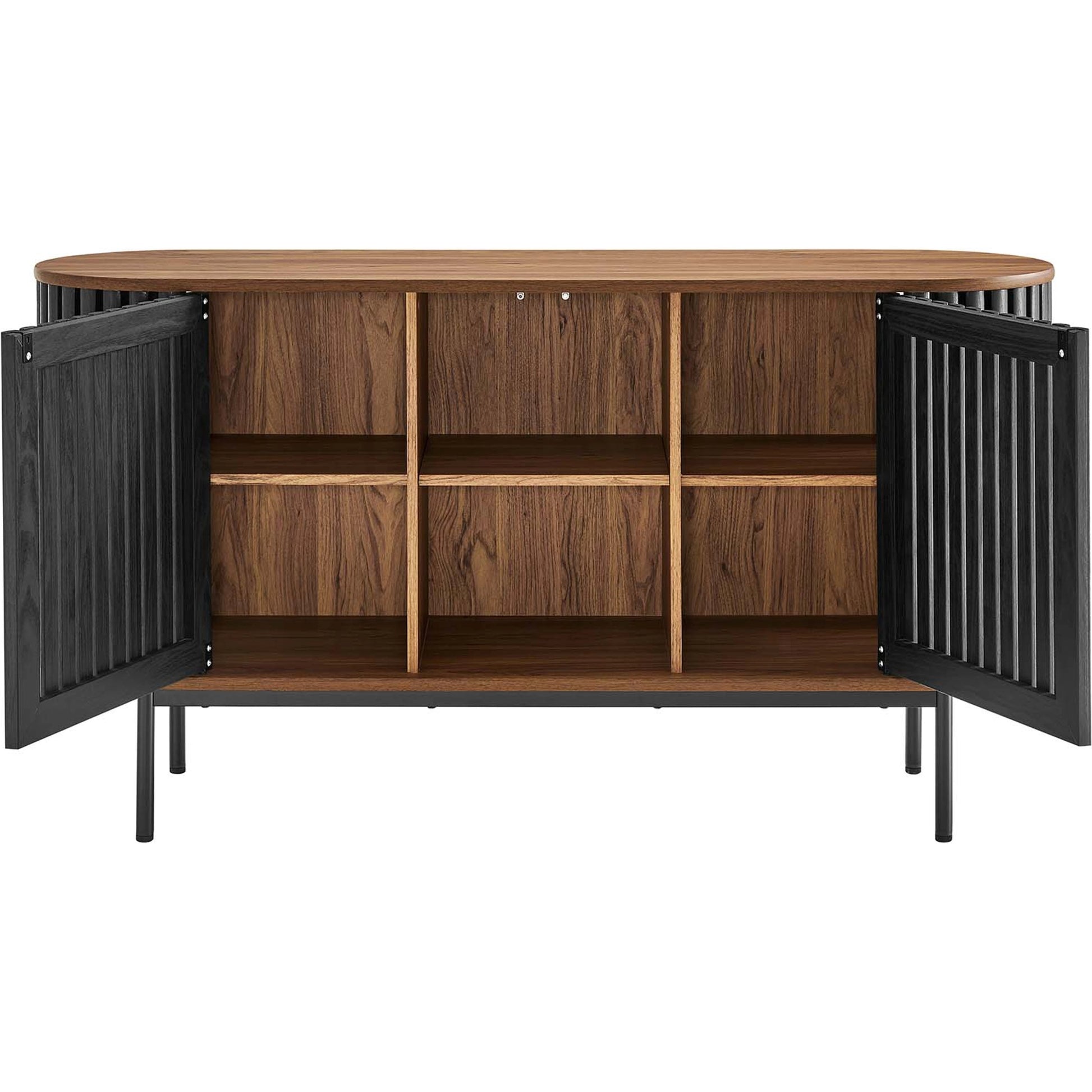 Winchester 59” Oval Sideboard by Evans & Londeen. Made from unique in a modern style.