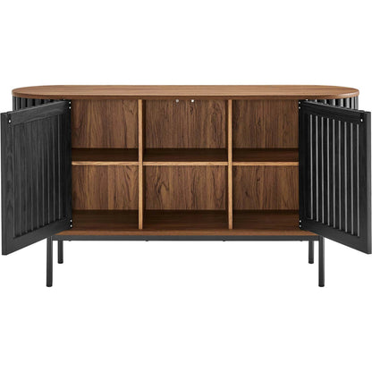 Winchester 59” Oval Sideboard by Evans & Londeen. Made from unique in a modern style.