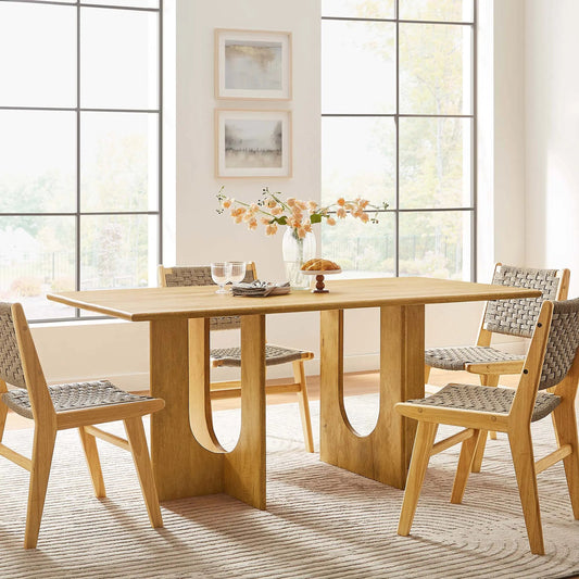 Gore Rectangular 70" Wood Dining Table by Evans & Londeen. Made from wood in a unique style.