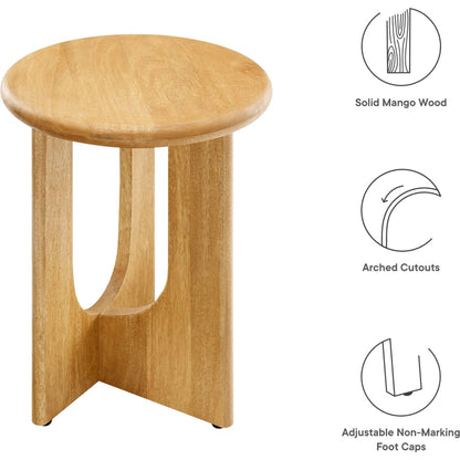 Baltimore Round Side Table by Evans & Londeen. Made from unique in a transitional style.