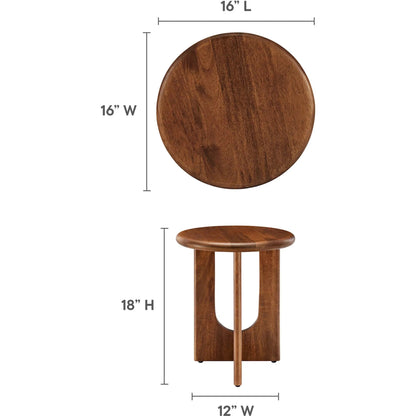 Baltimore Round Side Table by Evans & Londeen. Made from unique in a transitional style.