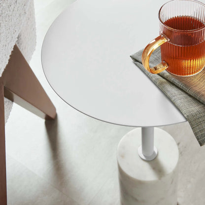 Valverde Round Side Table by Evans & Londeen. Made from unique in a modern style.