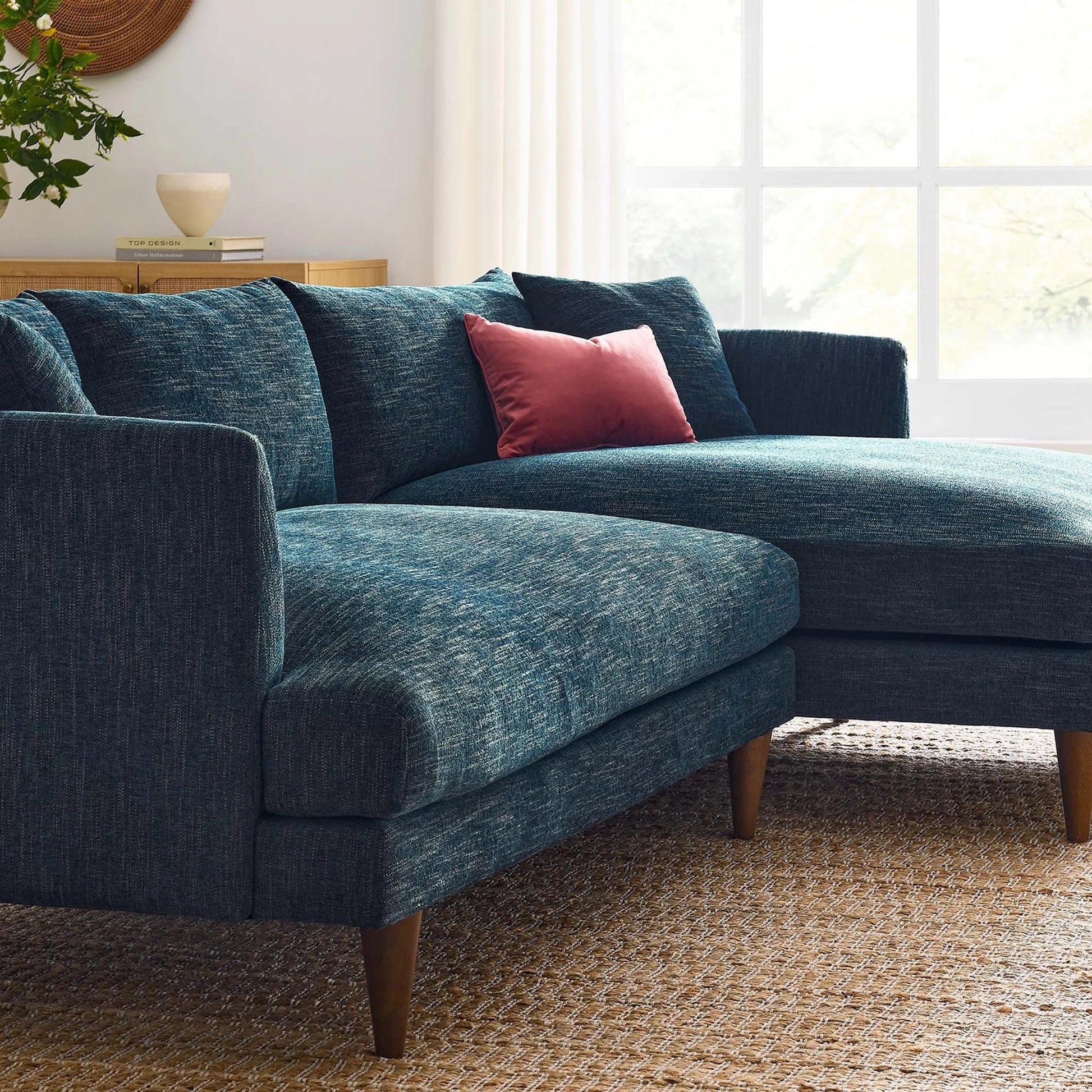 Okanogan Right-Facing Down Filled Overstuffed Sectional Sofa by Evans & Londeen. Made from 100% polyester in a modern style.