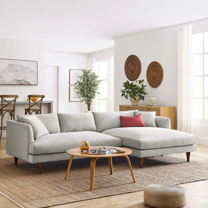 Okanogan Right-Facing Down Filled Overstuffed Sectional Sofa by Evans & Londeen. Made from 100% polyester in a modern style.