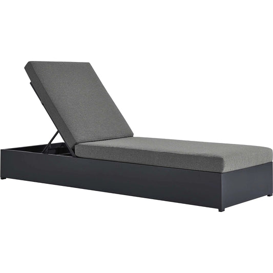 Conejos Chaise Lounge Chair by Evans & Londeen. Made from powder, coated aluminum in a unique style.