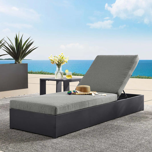Conejos Chaise Lounge Chair by Evans & Londeen. Made from powder, coated aluminum in a unique style.