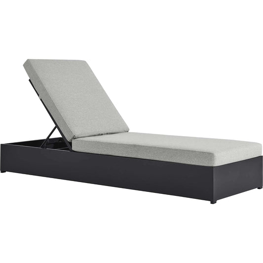Conejos Chaise Lounge Chair by Evans & Londeen. Made from powder, coated aluminum in a unique style.