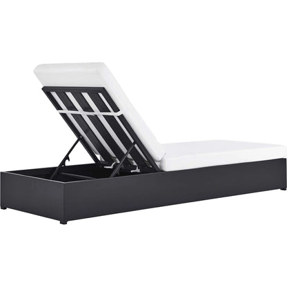 Conejos Powder-Coated Aluminum Chaise Lounge Chair by Evans & Londeen. Made from powder, coated aluminum in a transitional style.