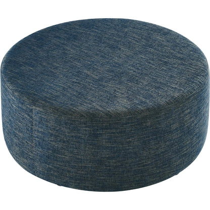 Ionia 38" Round Woven Heathered Ottoman by Evans & Londeen. Made from unique in a modern style.