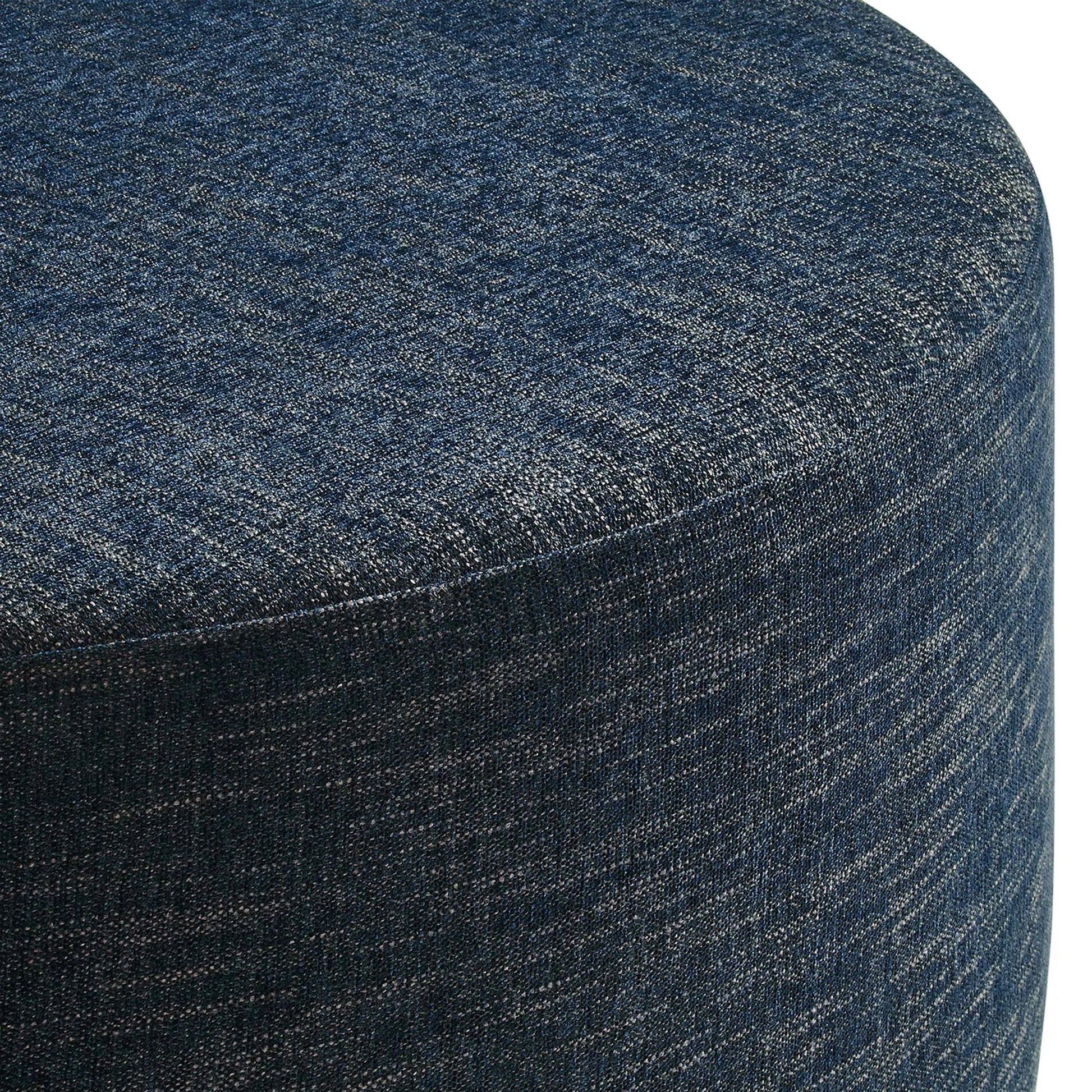 Ionia 38" Round Woven Heathered Ottoman by Evans & Londeen. Made from unique in a modern style.