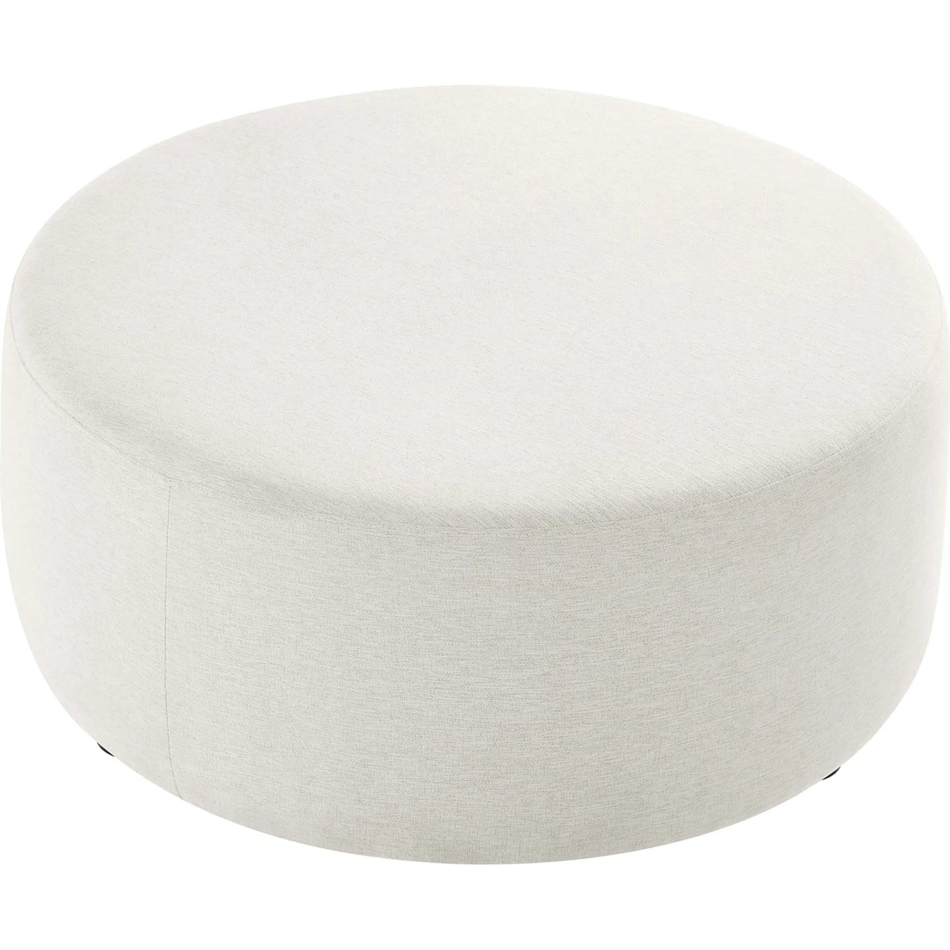 Ionia 38" Round Woven Heathered Ottoman by Evans & Londeen. Made from unique in a modern style.
