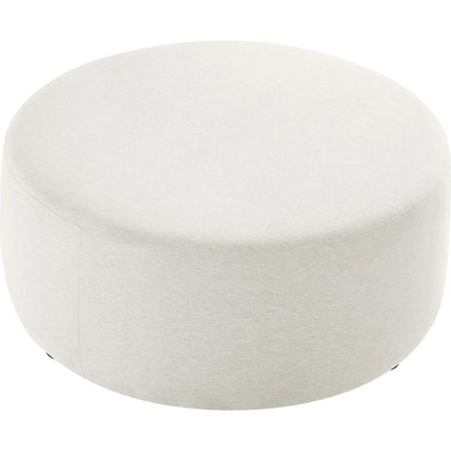 Ionia 38" Round Woven Heathered Ottoman by Evans & Londeen. Made from unique in a modern style.