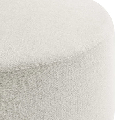 Ionia 38" Round Woven Heathered Ottoman by Evans & Londeen. Made from unique in a modern style.