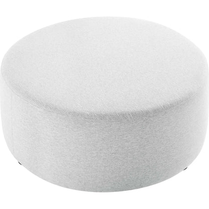 Ionia 38" Round Woven Heathered Ottoman by Evans & Londeen. Made from unique in a modern style.