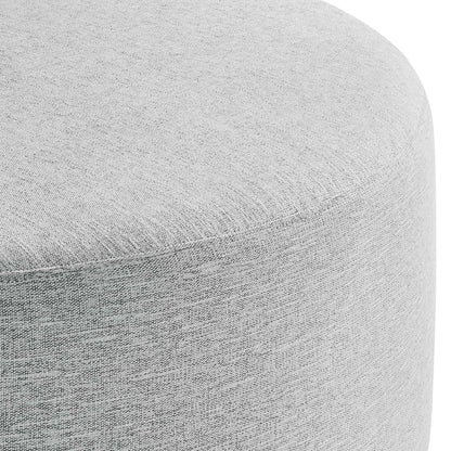 Ionia 38" Round Woven Heathered Ottoman by Evans & Londeen. Made from unique in a modern style.