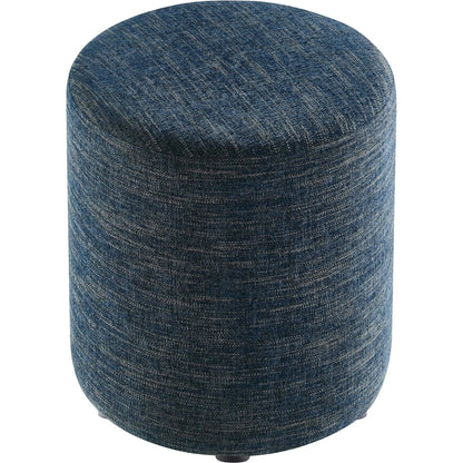 Ionia 16" Round Woven Heathered Ottoman by Evans & Londeen. Made from unique in a modern style.