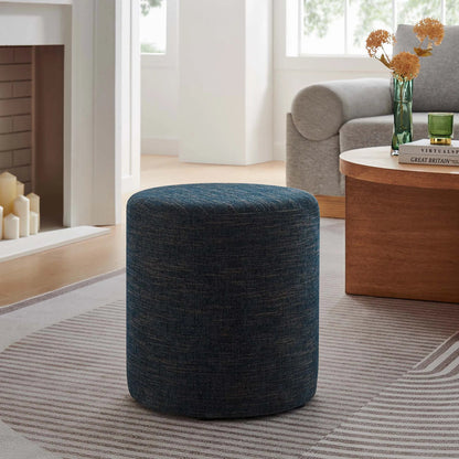 Ionia 16" Round Woven Heathered Ottoman by Evans & Londeen. Made from unique in a modern style.