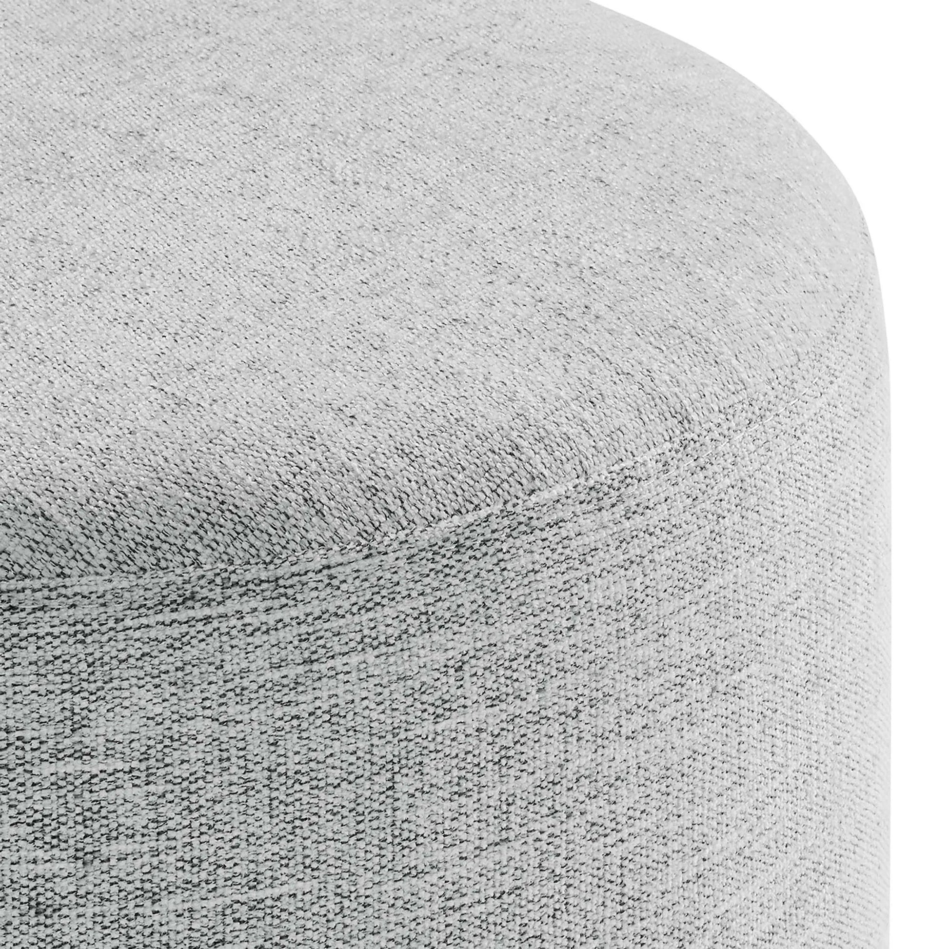 Ionia 16" Round Woven Heathered Ottoman by Evans & Londeen. Made from unique in a modern style.