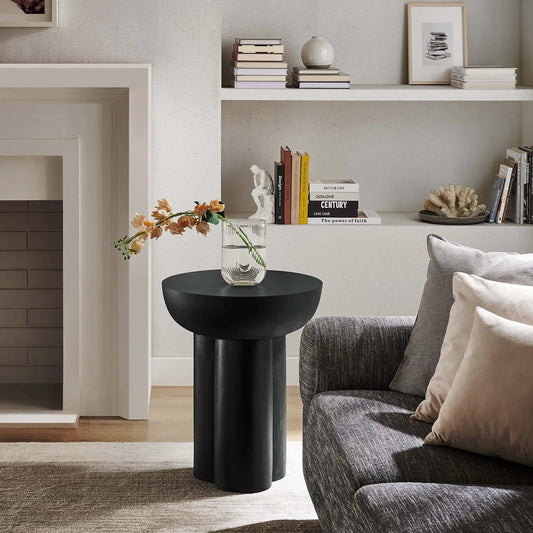 Graham Round Concrete Side Table by Evans & Londeen. Made from unique in a unique style.