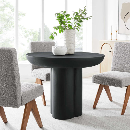 Rinehart 40" Round Concrete Dining Table by Evans & Londeen. Made from unique in a unique style.