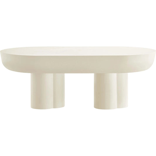 Graham Oval Concrete Coffee Table by Evans & Londeen. Made from unique in a unique style.