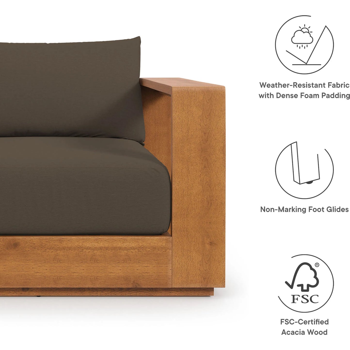 010 SI-2357779 | Additional Silo | Conejos Acacia Wood Chair by Evans & Londeen. Made from acacia wood in a transitional style.