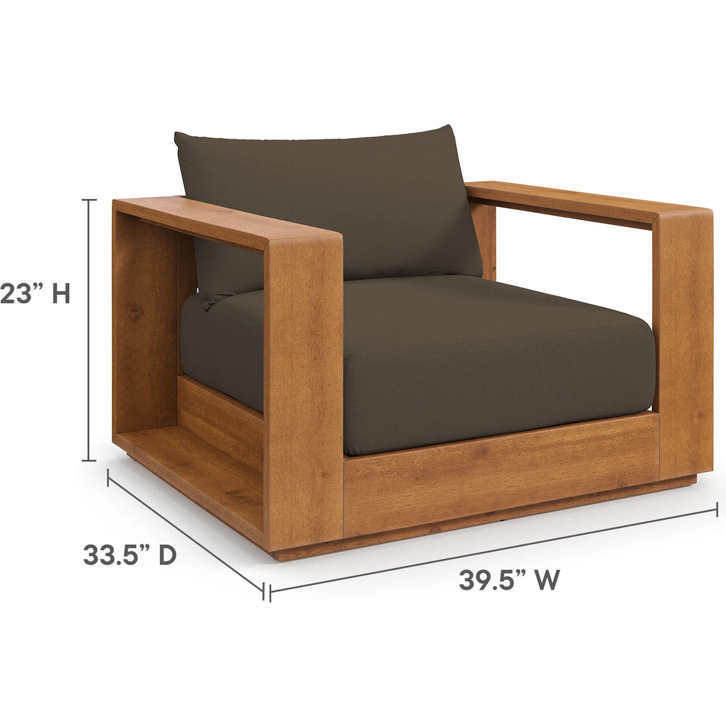 009 SI-2357779 | Additional Silo | Conejos Acacia Wood Chair by Evans & Londeen. Made from acacia wood in a transitional style.