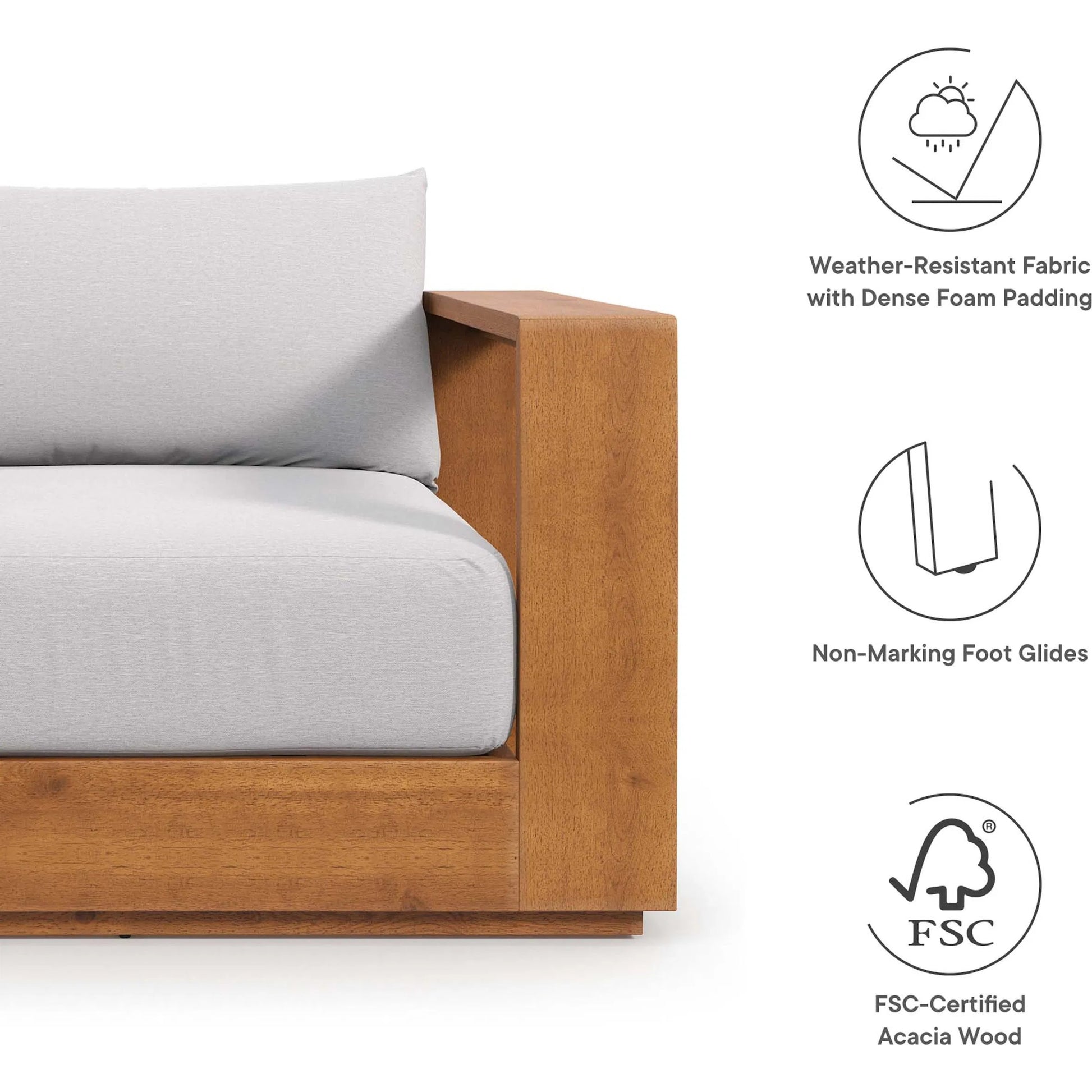 Conejos Acacia Wood Chair by Evans & Londeen. Made from acacia wood in a transitional style.