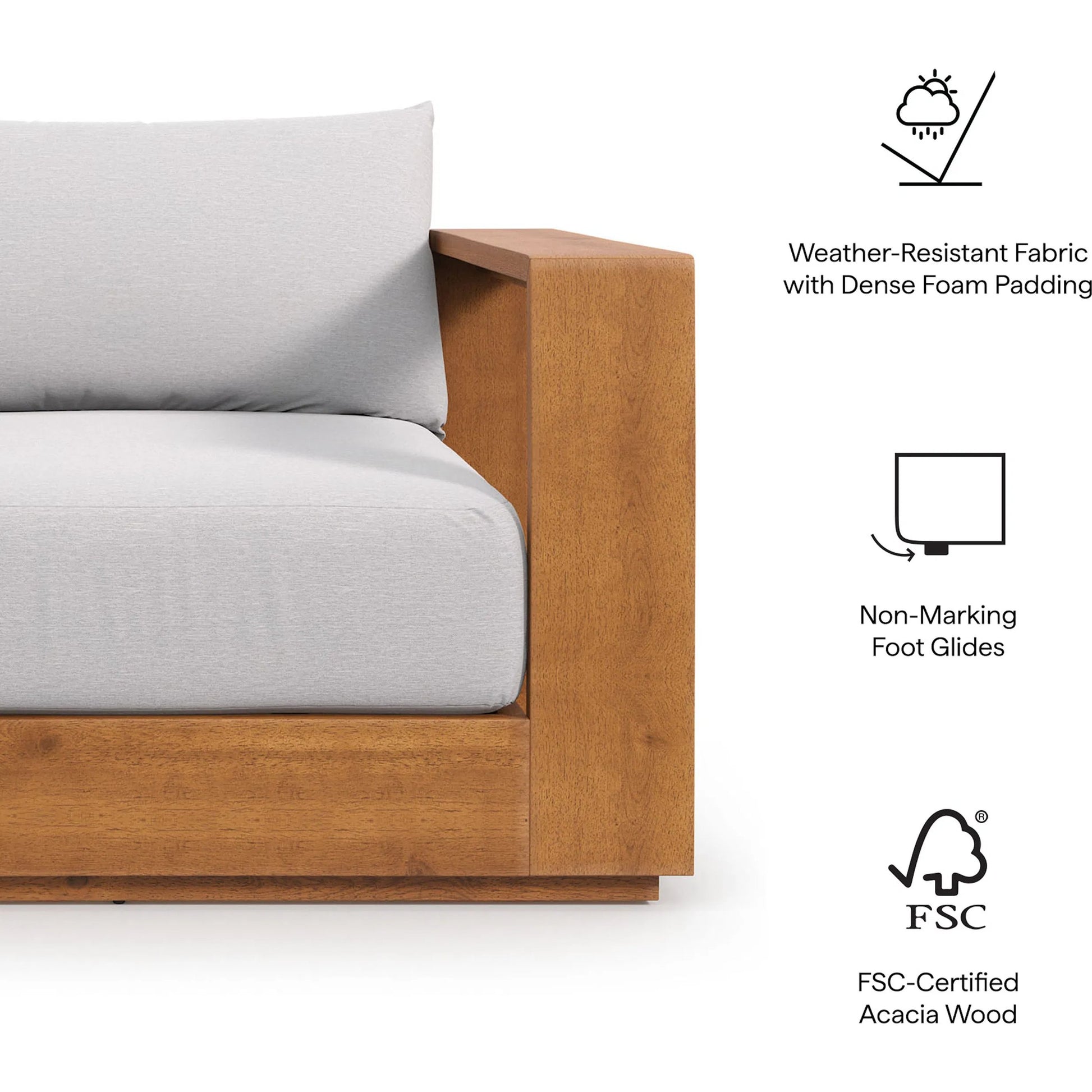 Conejos Acacia Wood Chair by Evans & Londeen. Made from acacia wood in a transitional style.