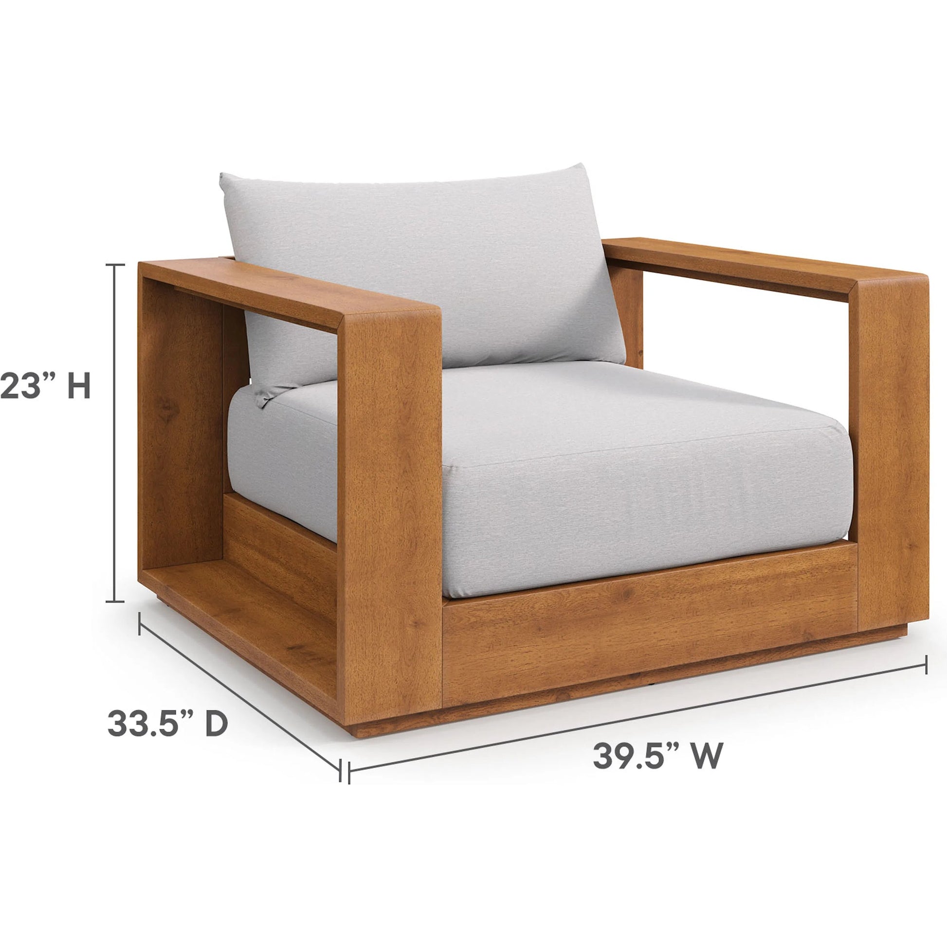 Conejos Acacia Wood Chair by Evans & Londeen. Made from acacia wood in a transitional style.