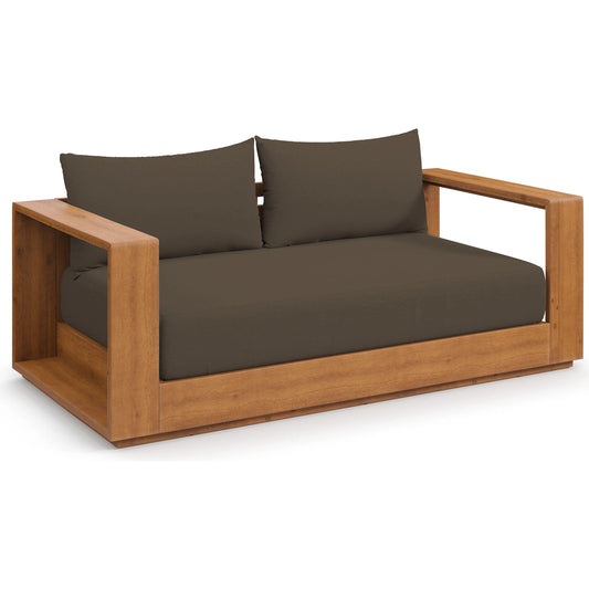 Conejos Acacia Wood Loveseat by Evans & Londeen. Made from acacia wood in a unique style.
