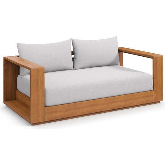 Conejos Acacia Wood Loveseat by Evans & Londeen. Made from acacia wood in a unique style.