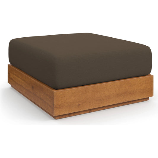 Conejos Acacia Wood Ottoman by Evans & Londeen. Made from acacia wood in a unique style.