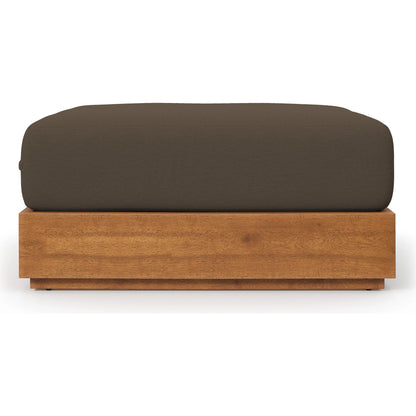 Conejos Acacia Wood Ottoman by Evans & Londeen. Made from acacia wood in a transitional style.
