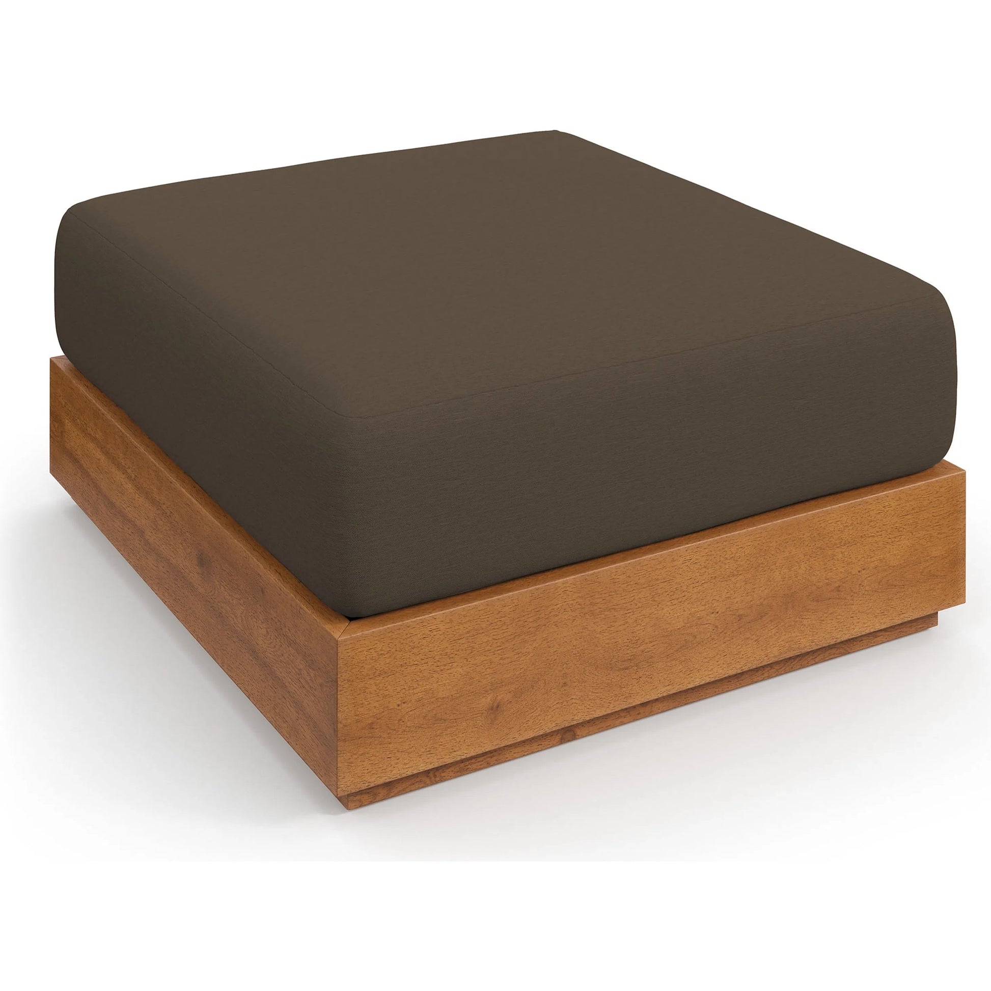 Conejos Acacia Wood Ottoman by Evans & Londeen. Made from acacia wood in a transitional style.